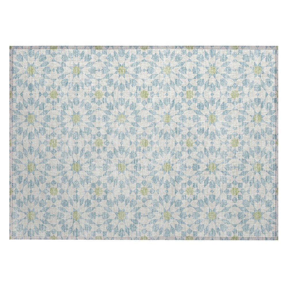 Chantille ACN734 Blue 1'8" x 2'6" Rug. Picture 1