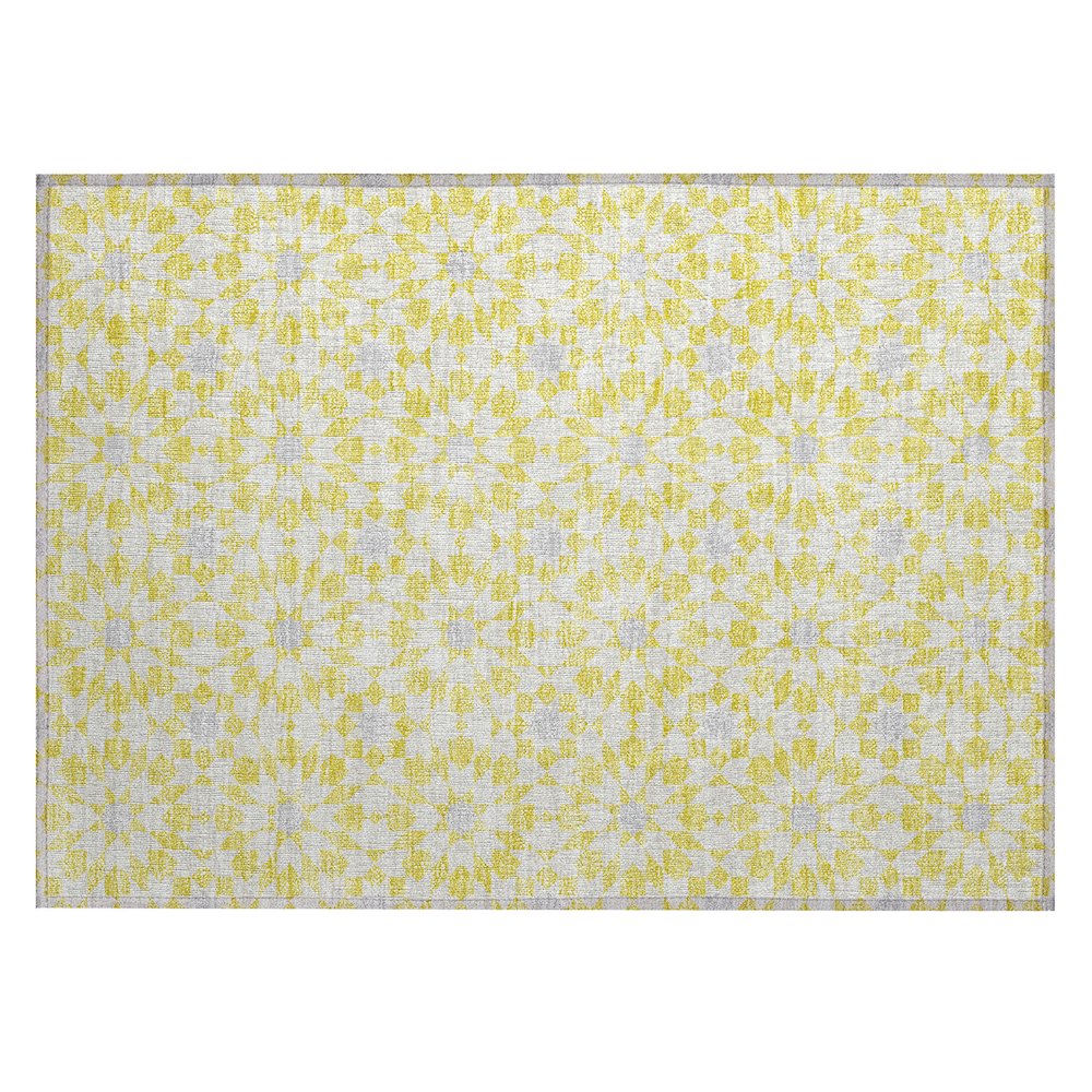 Chantille ACN734 Gold 1'8" x 2'6" Rug. Picture 1