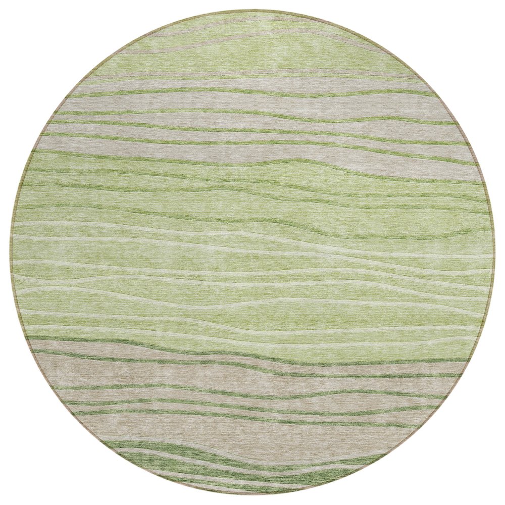Chantille ACN735 Green 8' x 8' Rug. Picture 1
