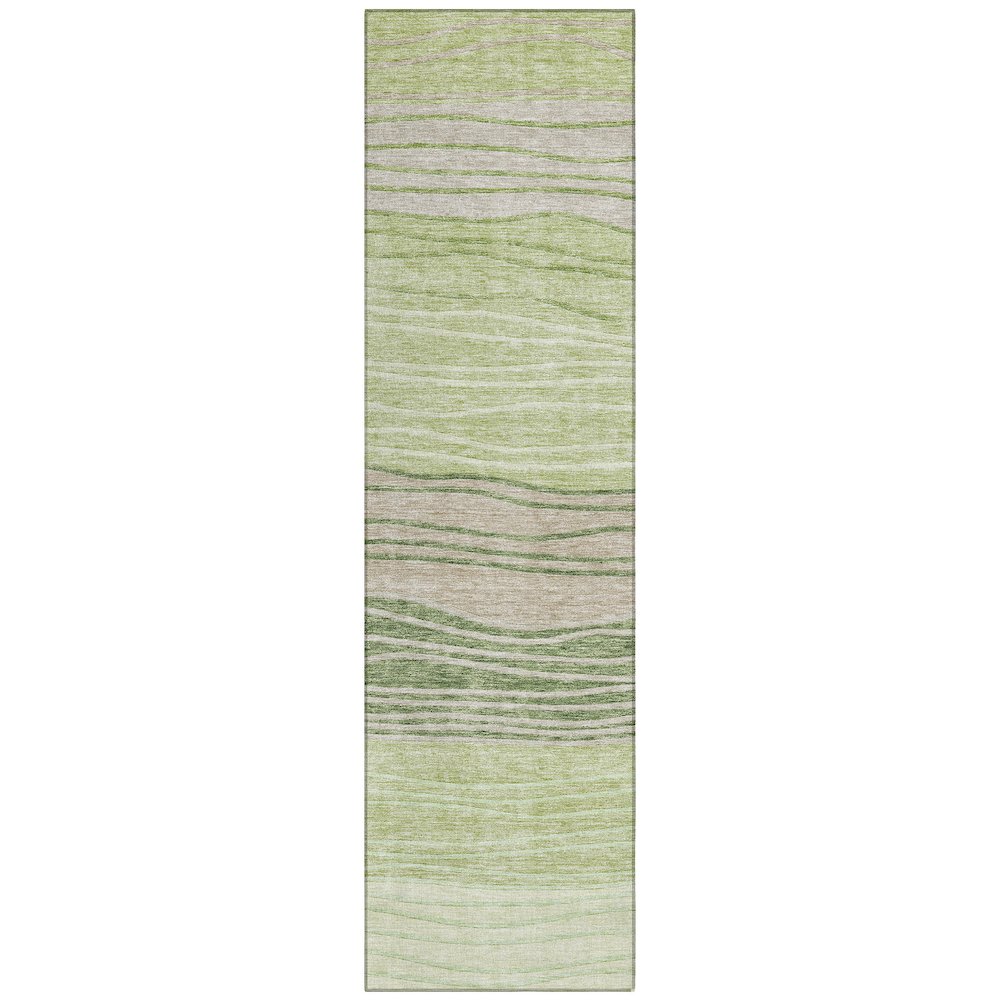 Chantille ACN735 Green 2'3" x 7'6" Rug. Picture 1