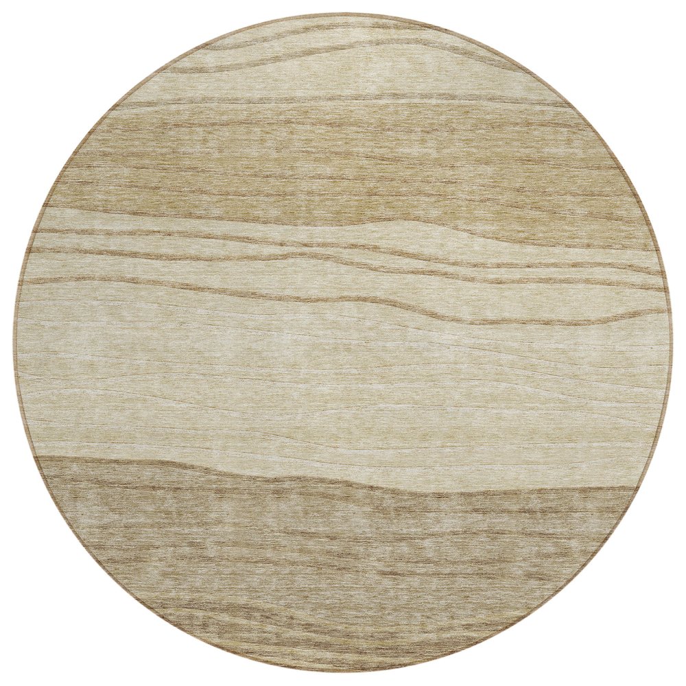 Chantille ACN735 Brown 8' x 8' Rug. Picture 1