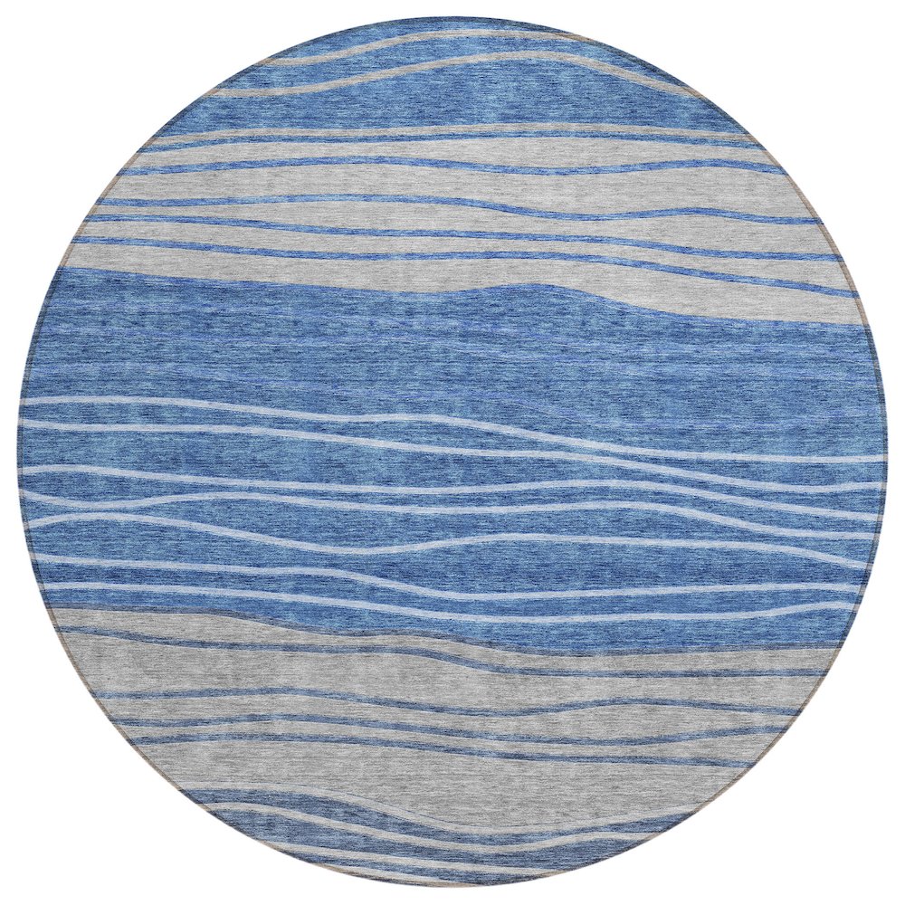 Chantille ACN735 Blue 8' x 8' Rug. Picture 1