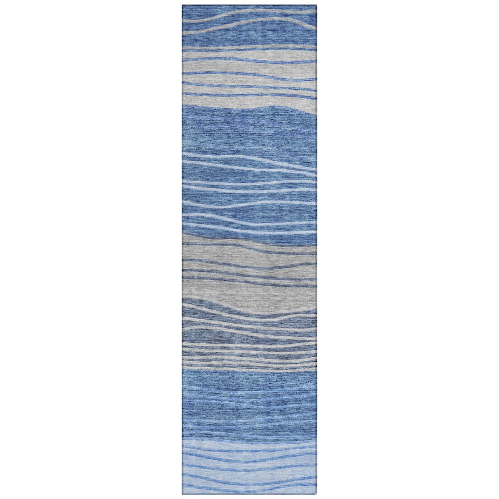 Chantille ACN735 Blue 2'3" x 7'6" Rug. Picture 1