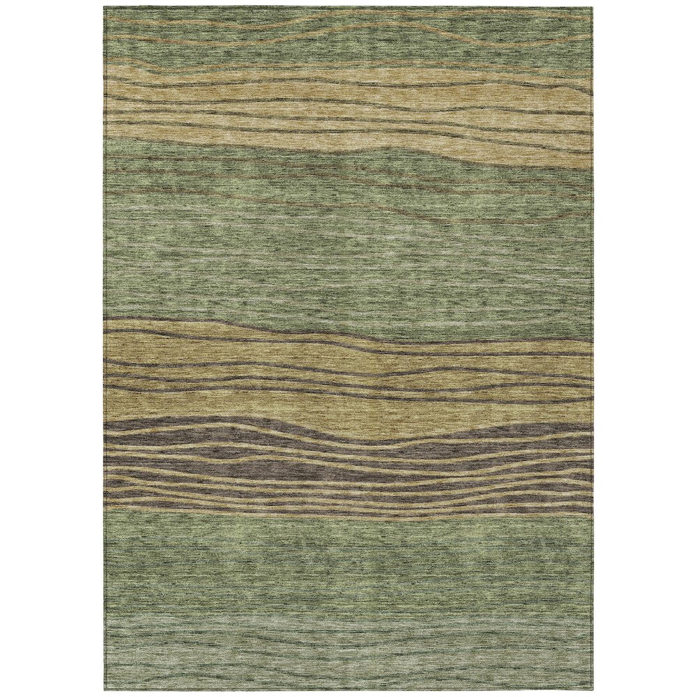 Chantille ACN735 Green 2'6" x 3'10" Rug. Picture 1