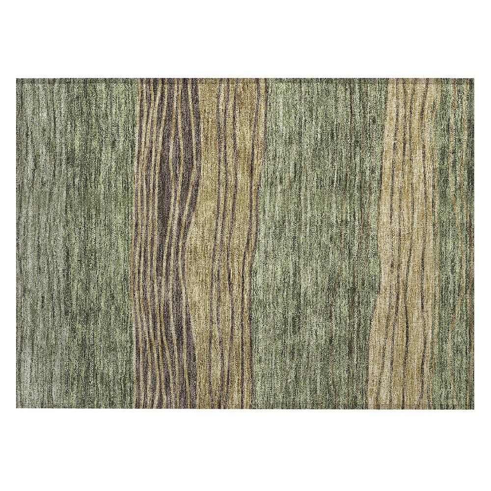 Chantille ACN735 Green 1'8" x 2'6" Rug. Picture 1