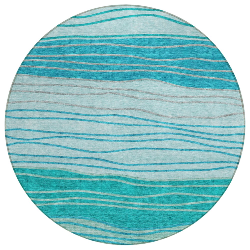 Chantille ACN735 Blue 8' x 8' Rug. Picture 1