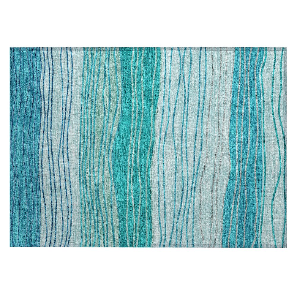Chantille ACN735 Blue 1'8" x 2'6" Rug. Picture 1