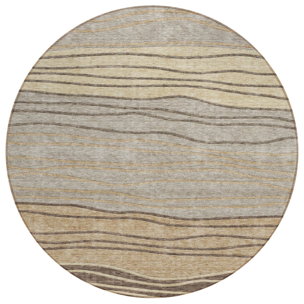 Chantille ACN735 Brown 8' x 8' Rug. Picture 1