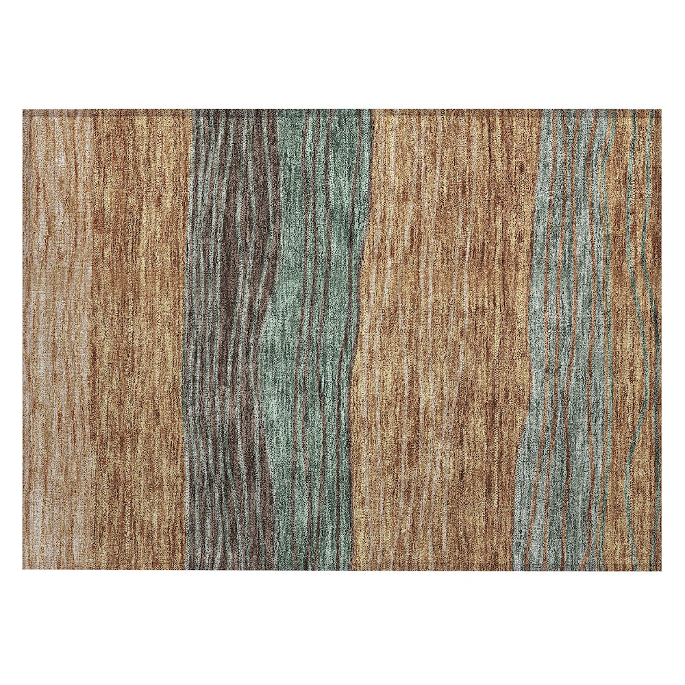 Chantille ACN735 Orange 1'8" x 2'6" Rug. Picture 1