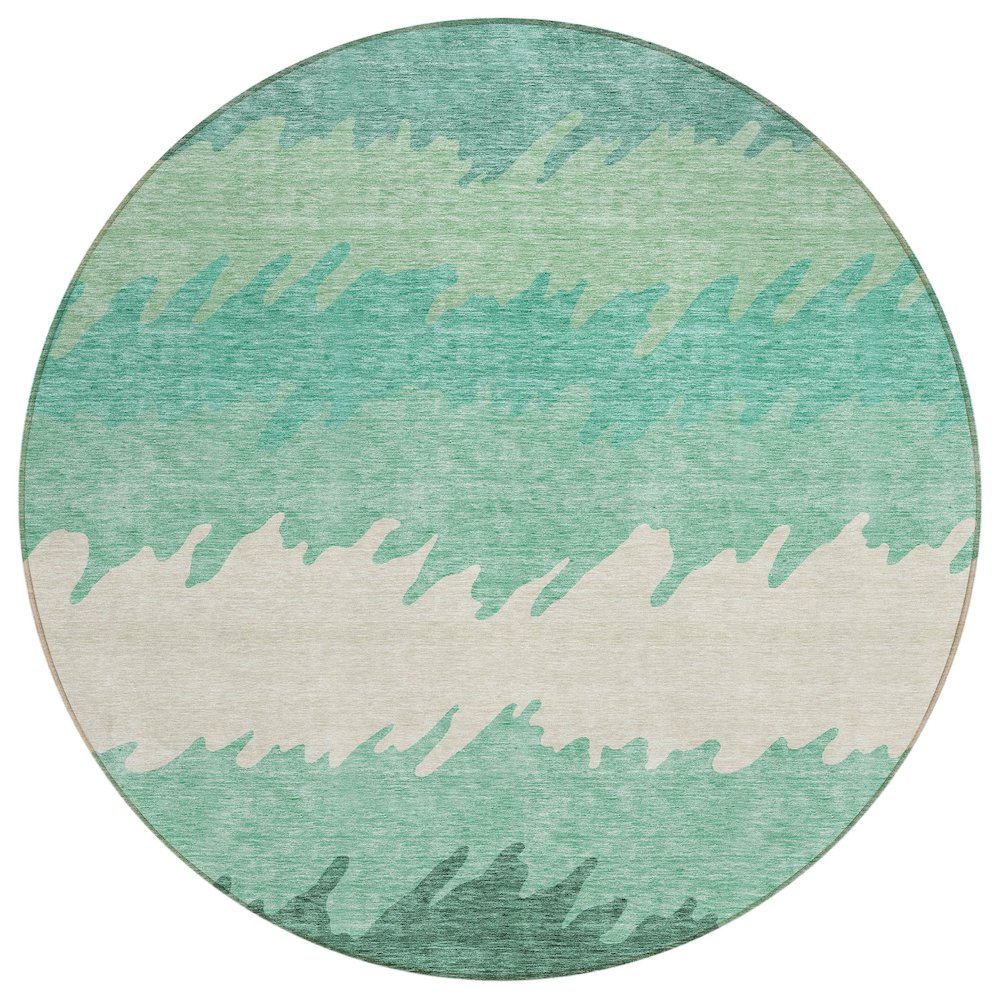 Chantille ACN736 Green 8' x 8' Rug. Picture 1