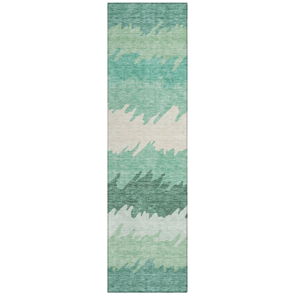 Chantille ACN736 Green 2'3" x 7'6" Rug. Picture 1
