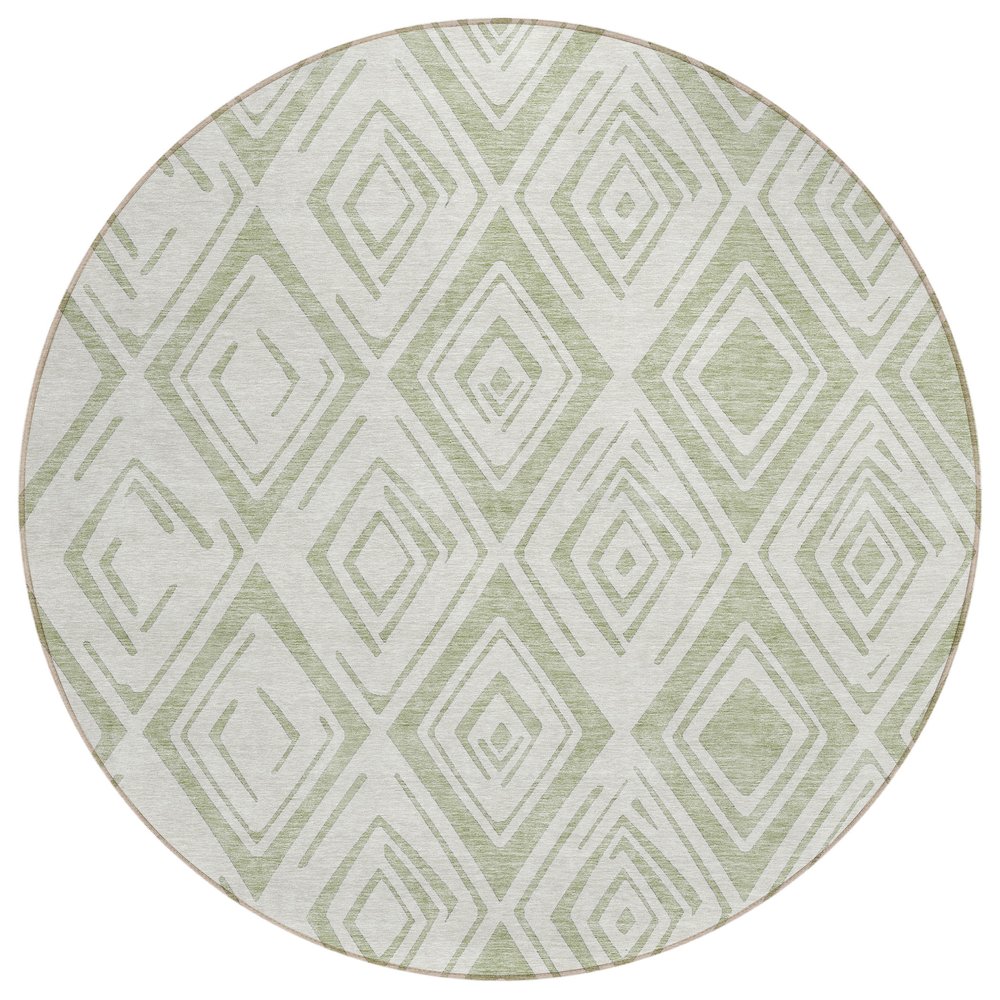Chantille ACN737 Green 8' x 8' Rug. Picture 1