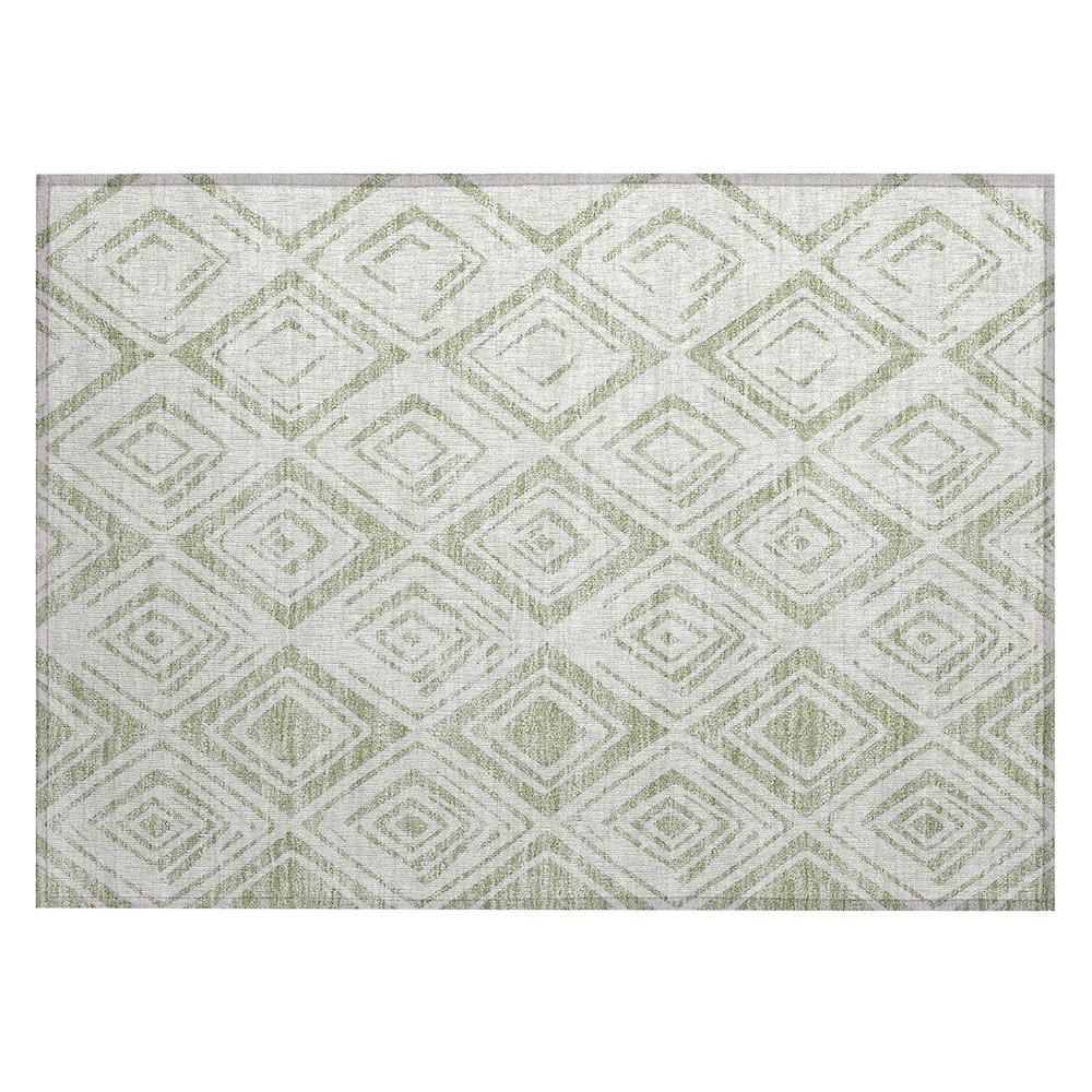 Chantille ACN737 Green 1'8" x 2'6" Rug. Picture 1