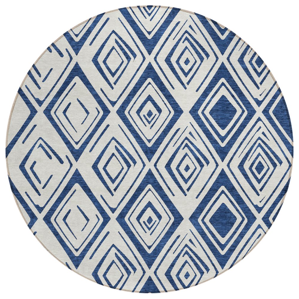 Chantille ACN737 Blue 8' x 8' Rug. Picture 1