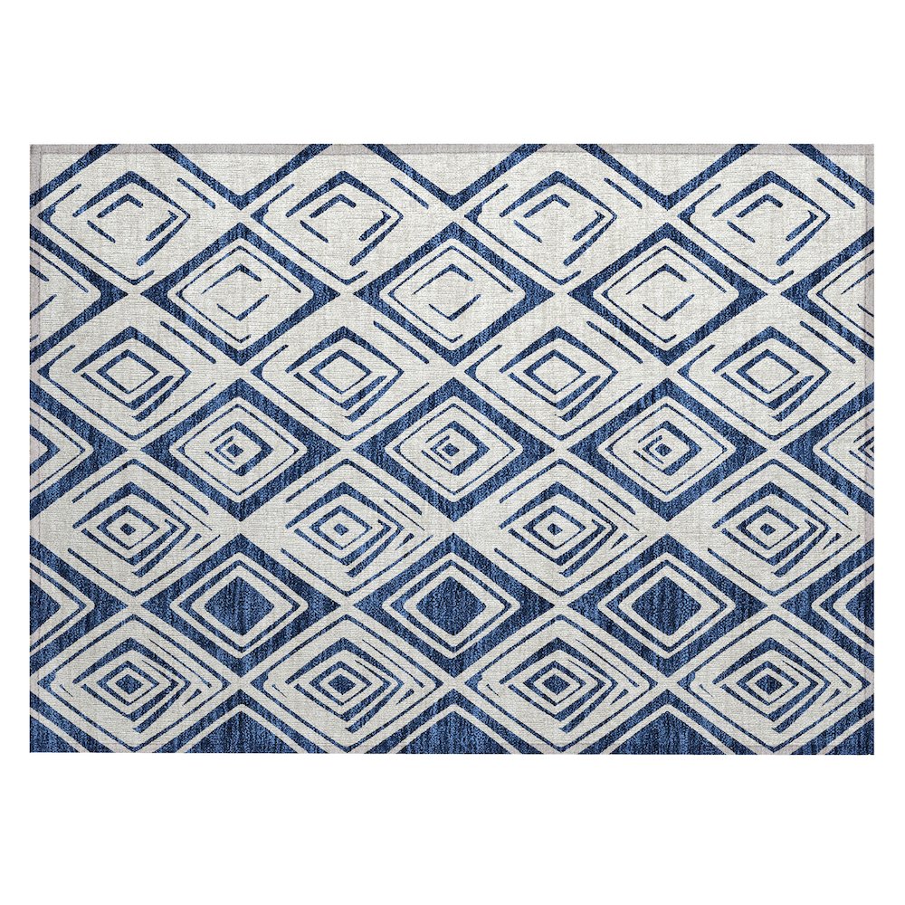 Chantille ACN737 Blue 1'8" x 2'6" Rug. Picture 1