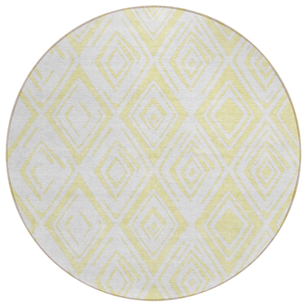 Chantille ACN737 Gold 8' x 8' Rug. Picture 1