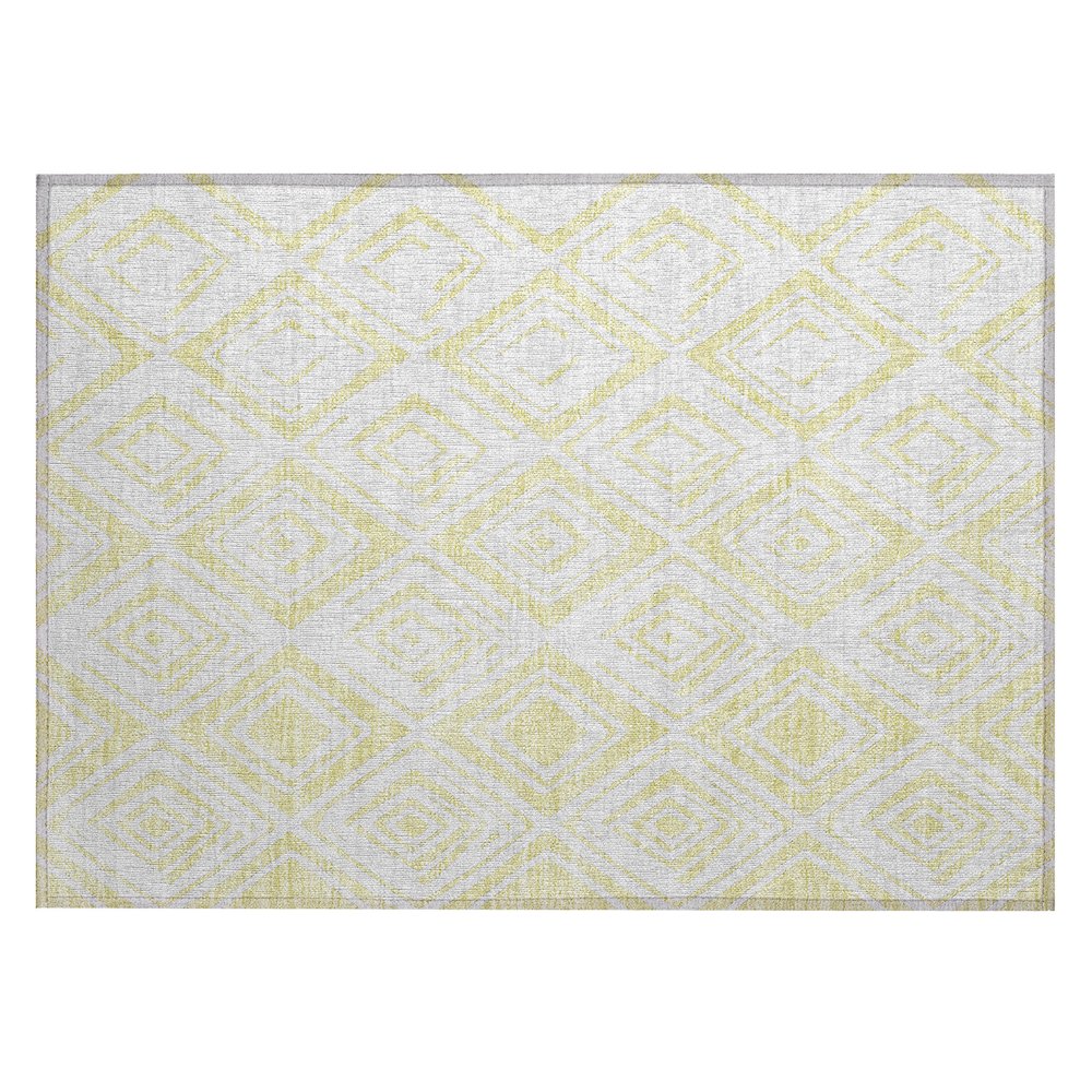 Chantille ACN737 Gold 1'8" x 2'6" Rug. Picture 1