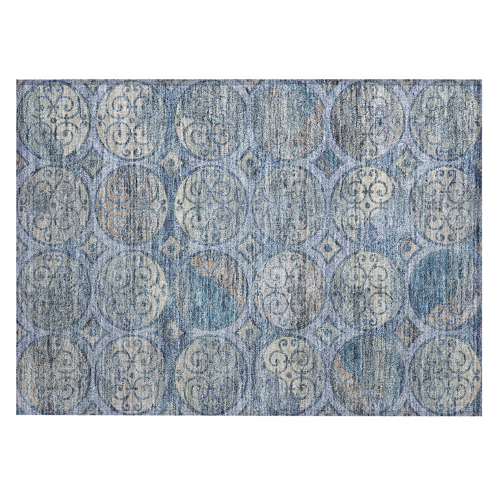 Chantille ACN738 Blue 1'8" x 2'6" Rug. Picture 1