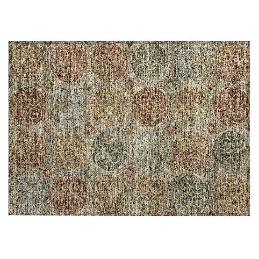 Chantille ACN738 Brown 1'8" x 2'6" Rug. Picture 1