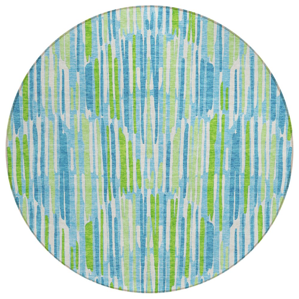 Chantille ACN739 Teal 8' x 8' Rug. Picture 1