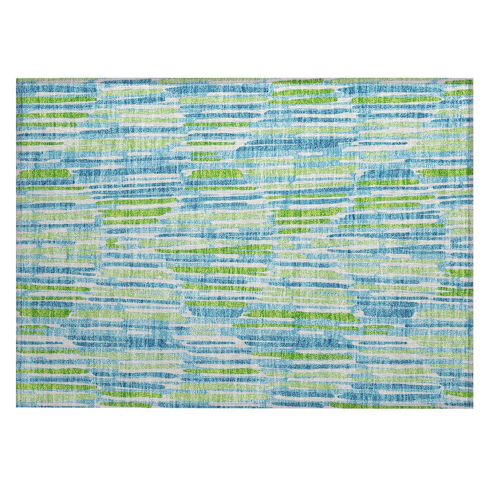Chantille ACN739 Teal 1'8" x 2'6" Rug. Picture 1