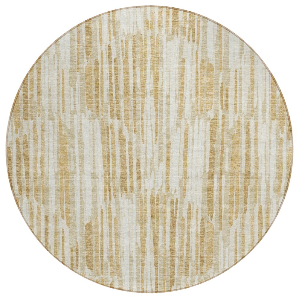 Chantille ACN739 Gold 8' x 8' Rug. Picture 1