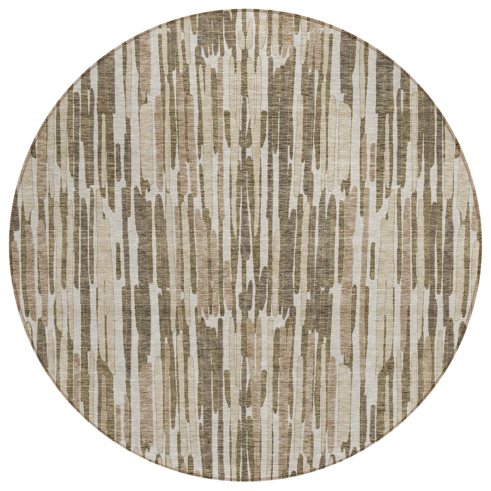 Chantille ACN739 Brown 8' x 8' Rug. Picture 1