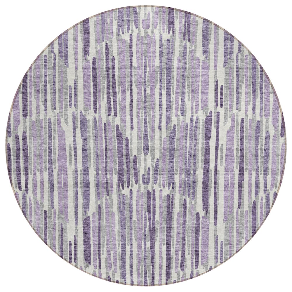 Chantille ACN739 Purple 8' x 8' Rug. Picture 1