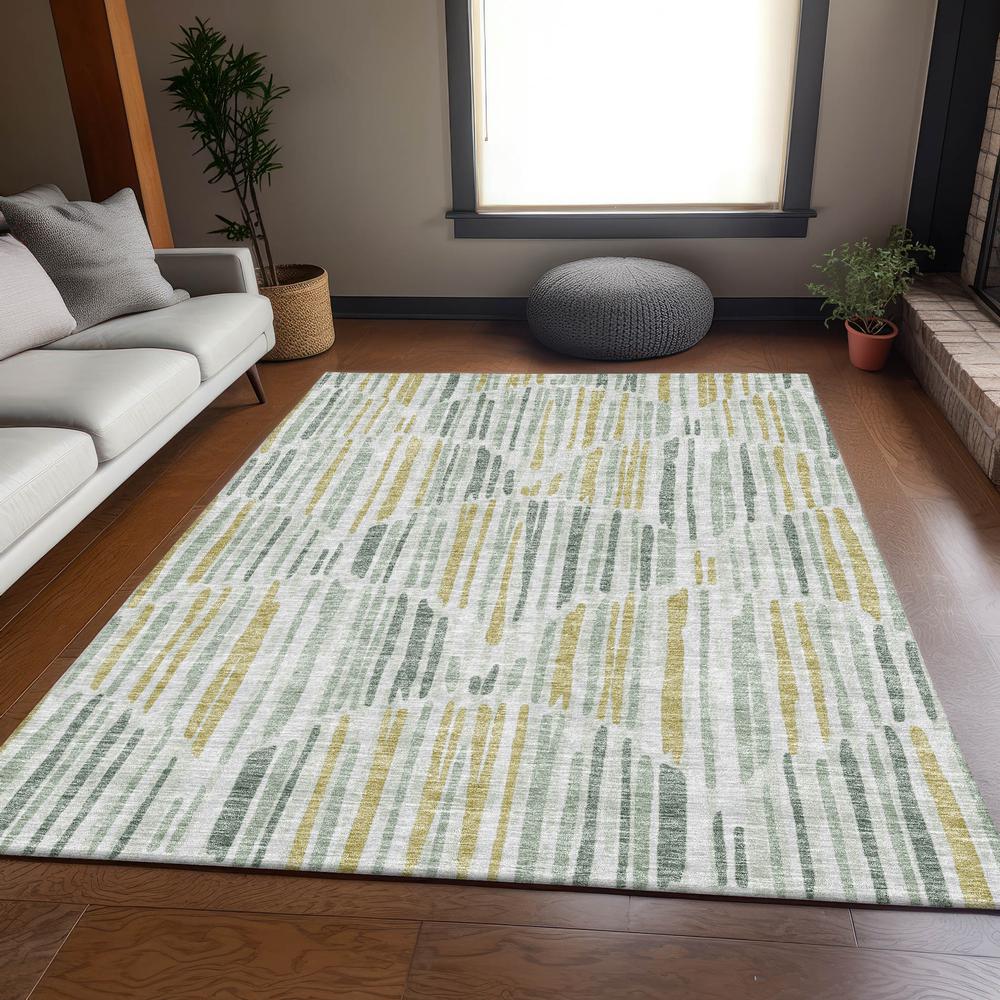 Chantille ACN739 Green 2'6" x 3'10" Rug. Picture 5