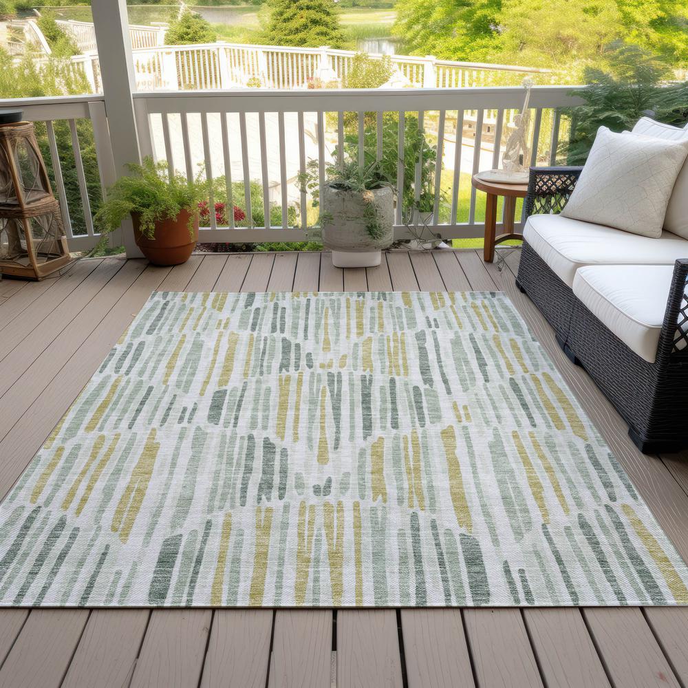 Chantille ACN739 Green 2'6" x 3'10" Rug. Picture 7