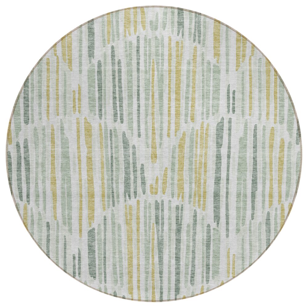 Chantille ACN739 Green 8' x 8' Rug. Picture 1