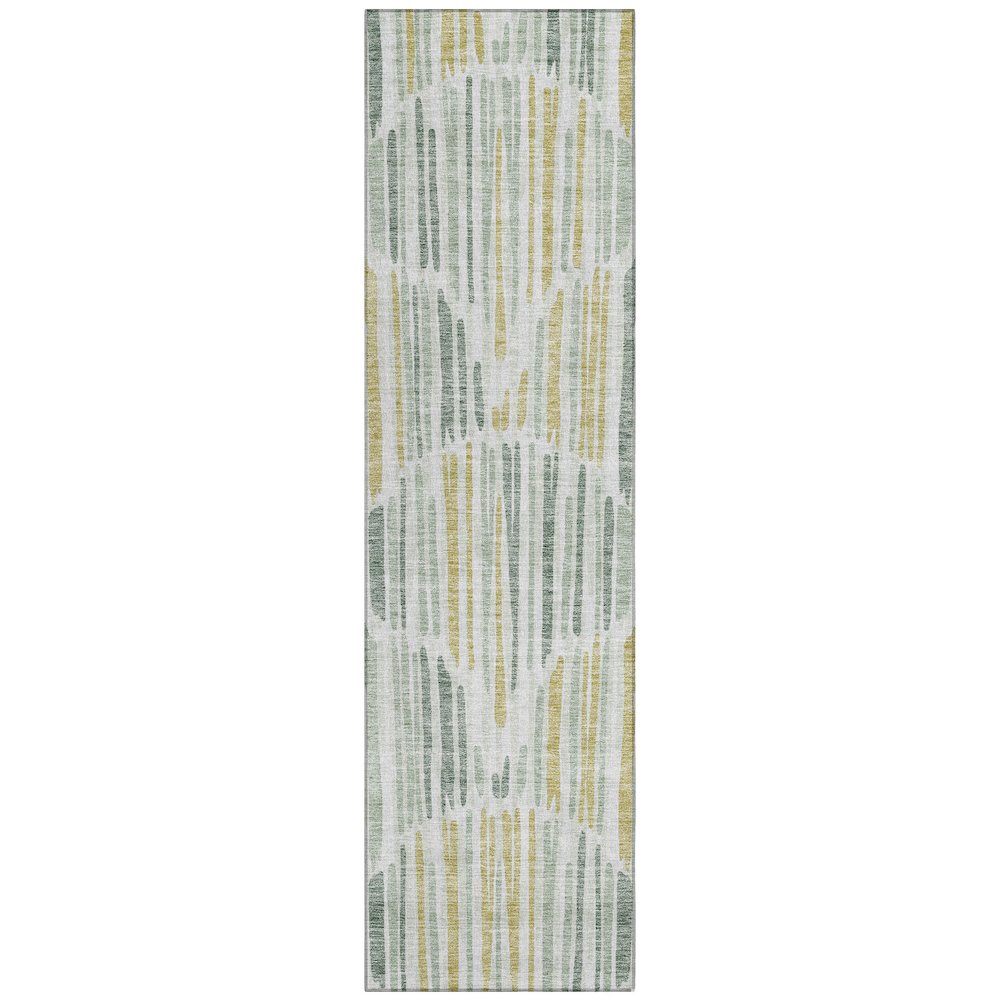 Chantille ACN739 Green 2'3" x 7'6" Rug. Picture 1