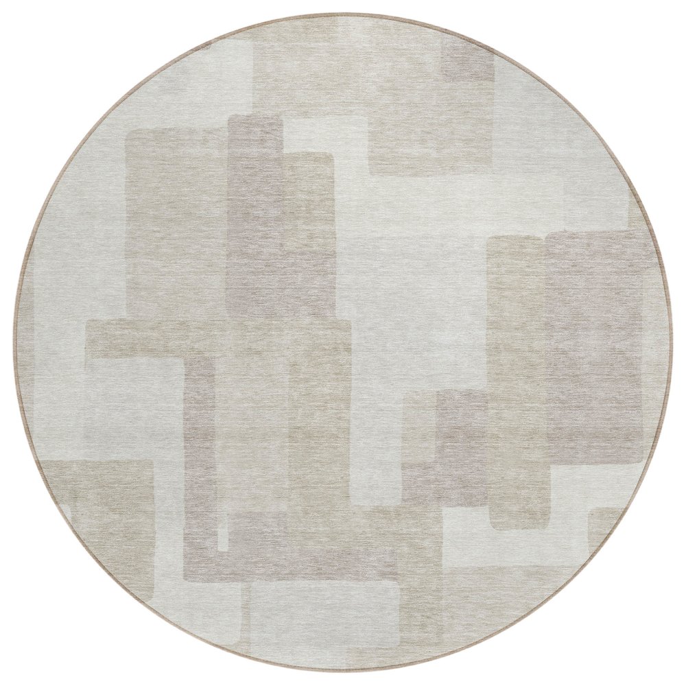 Chantille ACN740 Brown 8' x 8' Rug. Picture 1
