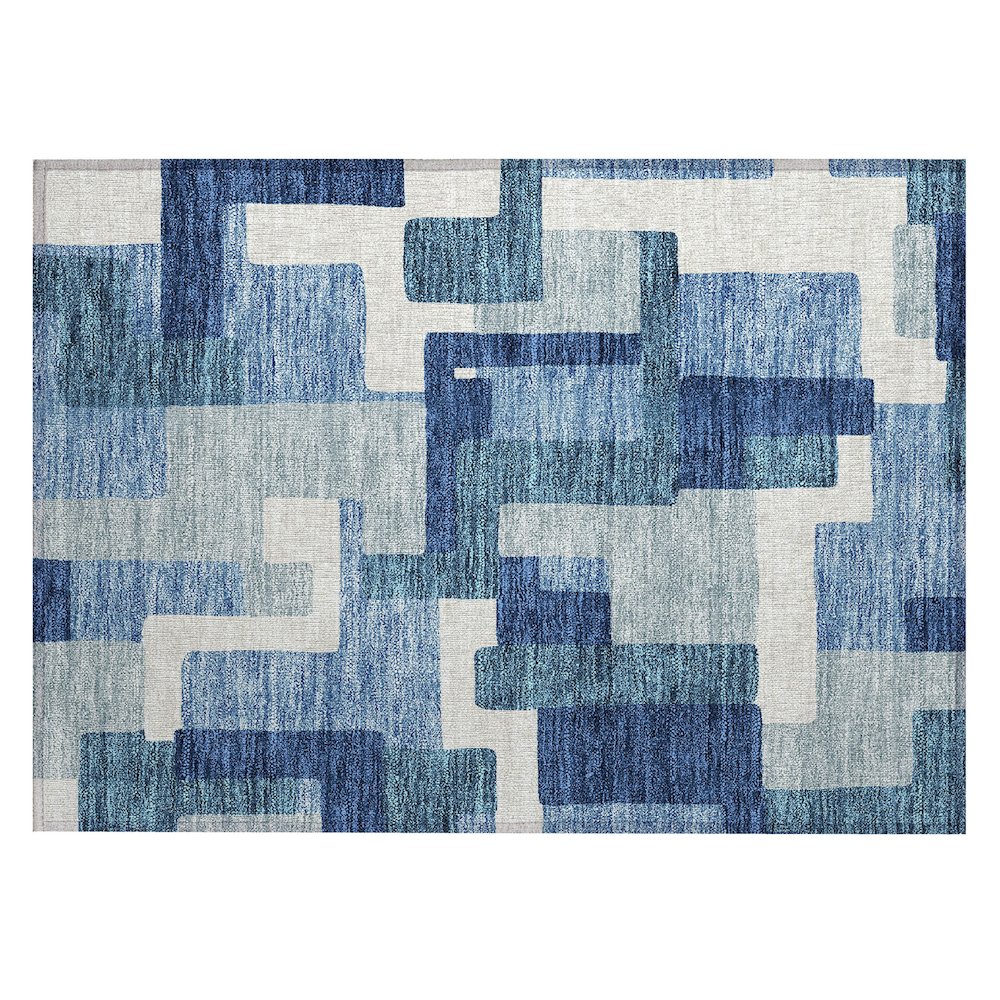 Chantille ACN740 Blue 1'8" x 2'6" Rug. Picture 1