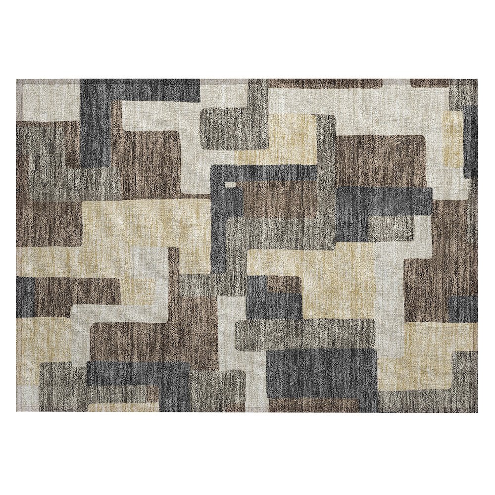 Chantille ACN740 Brown 1'8" x 2'6" Rug. Picture 1