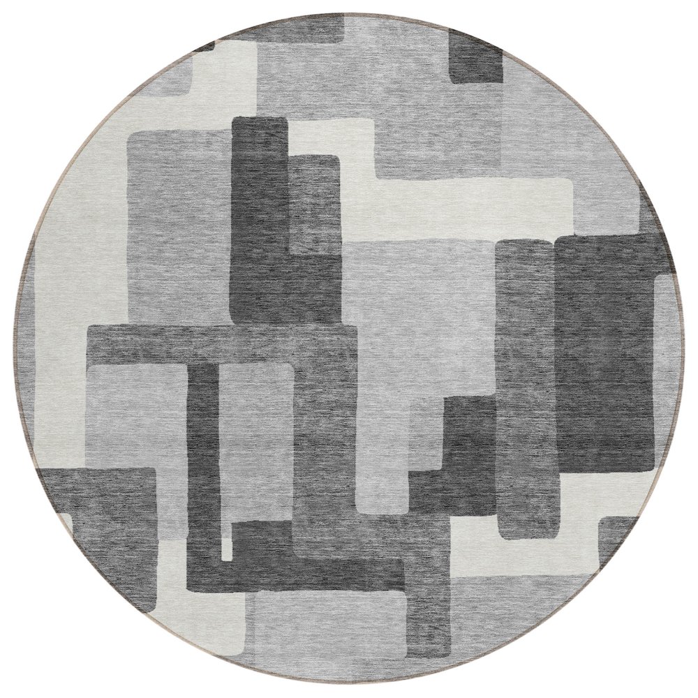 Chantille ACN740 Gray 8' x 8' Rug. Picture 1