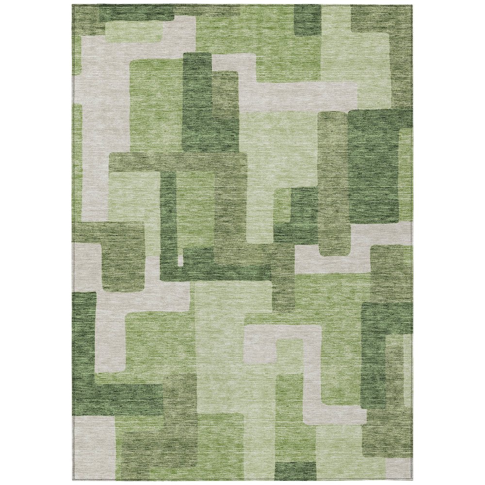 Chantille ACN740 Green 2'6" x 3'10" Rug. Picture 1