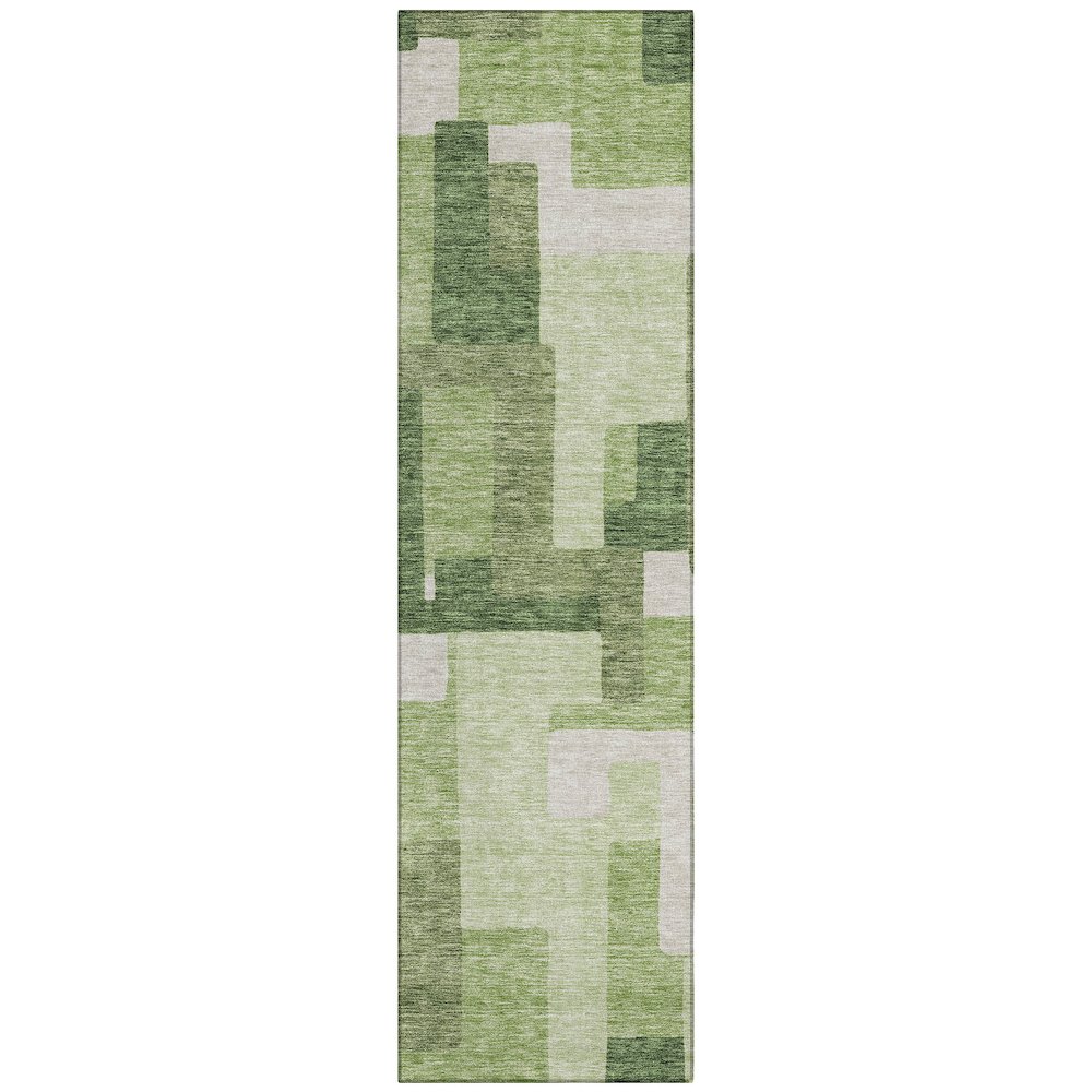 Chantille ACN740 Green 2'3" x 7'6" Rug. Picture 1