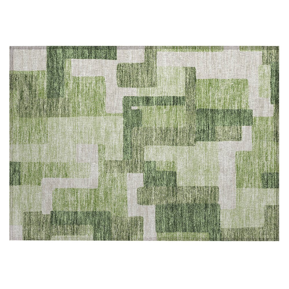 Chantille ACN740 Green 1'8" x 2'6" Rug. Picture 1
