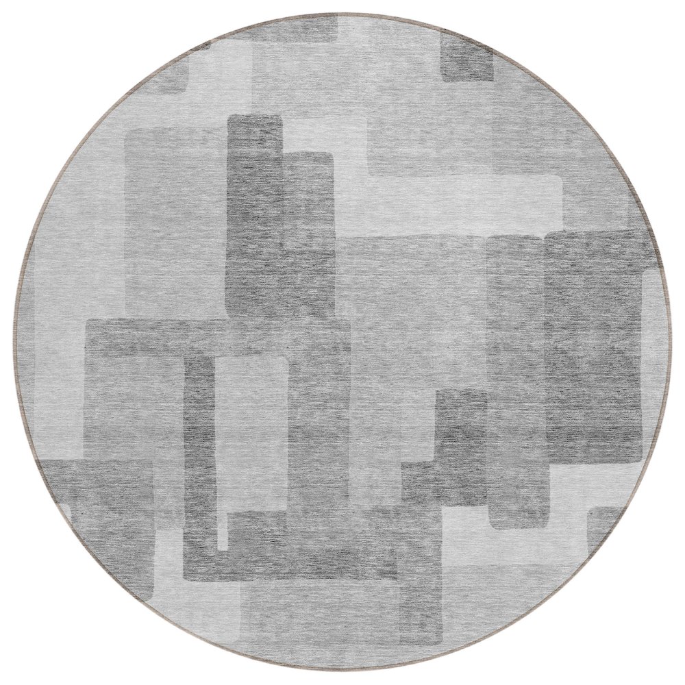 Chantille ACN740 Gray 8' x 8' Rug. Picture 1