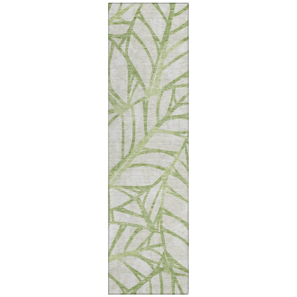 Chantille ACN741 Green 2'3" x 7'6" Rug. Picture 1