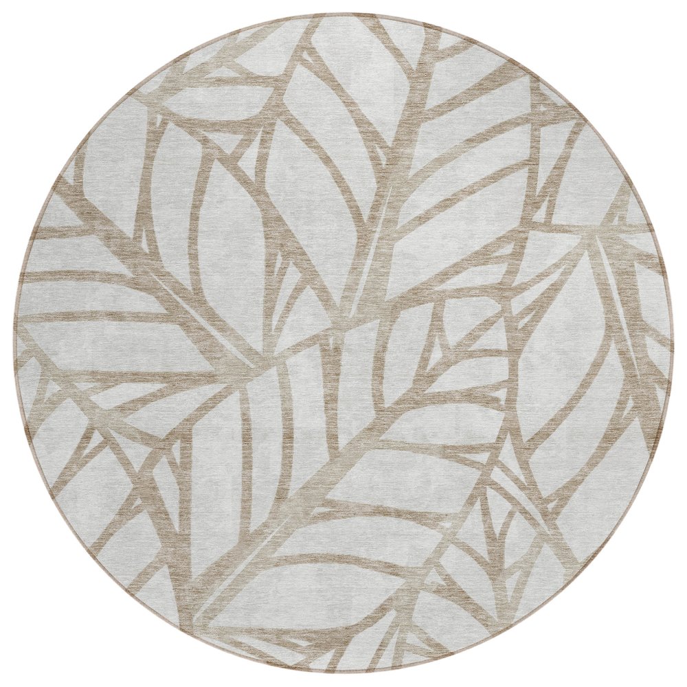 Chantille ACN741 Brown 8' x 8' Rug. Picture 1