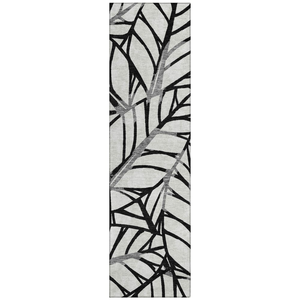Chantille ACN741 Black 2'3" x 7'6" Rug. Picture 1