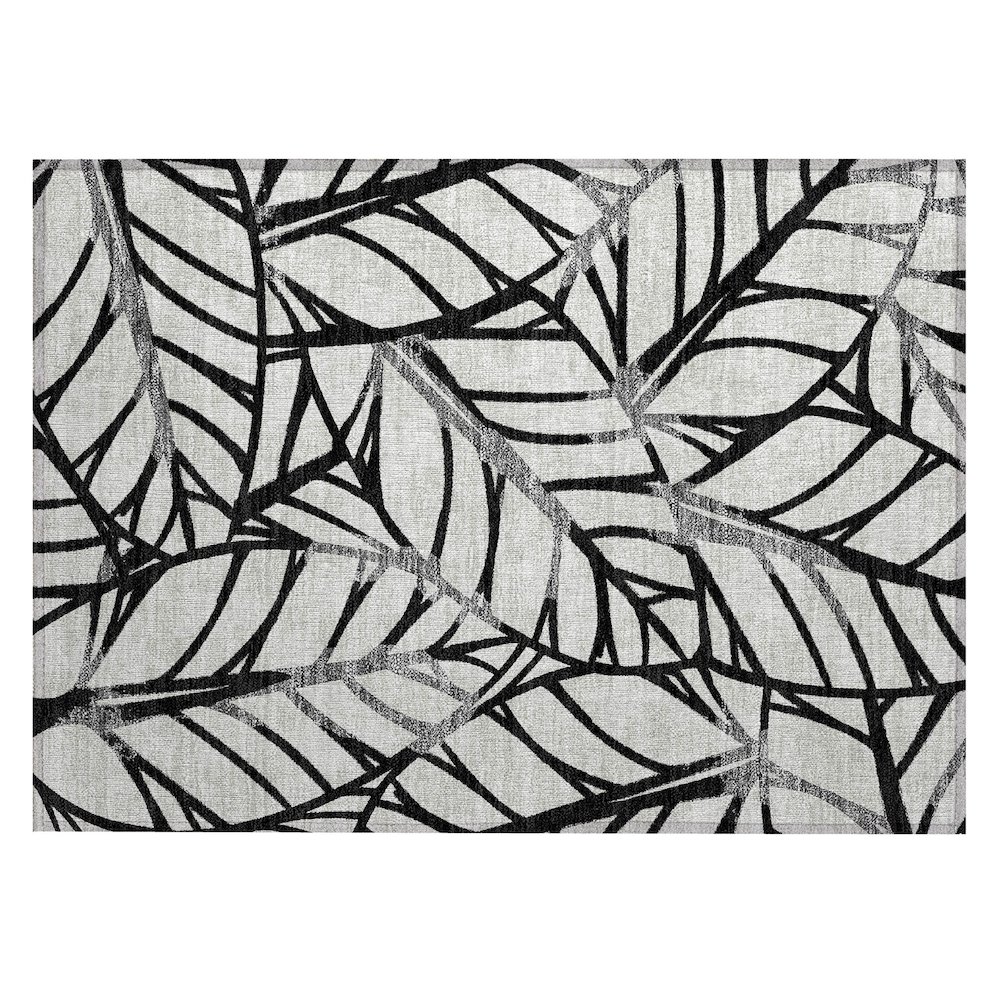 Chantille ACN741 Black 1'8" x 2'6" Rug. Picture 1