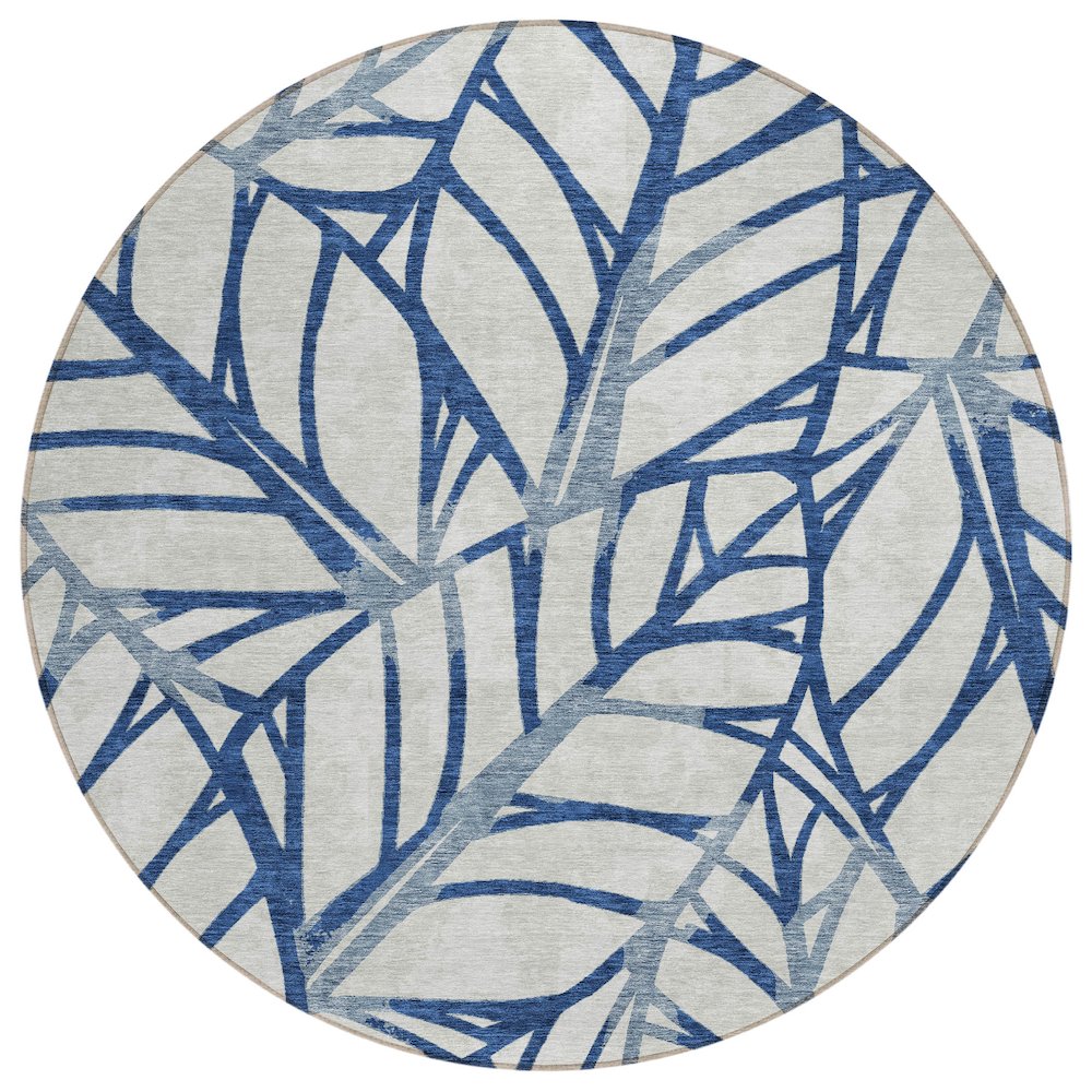 Chantille ACN741 Blue 8' x 8' Rug. Picture 1