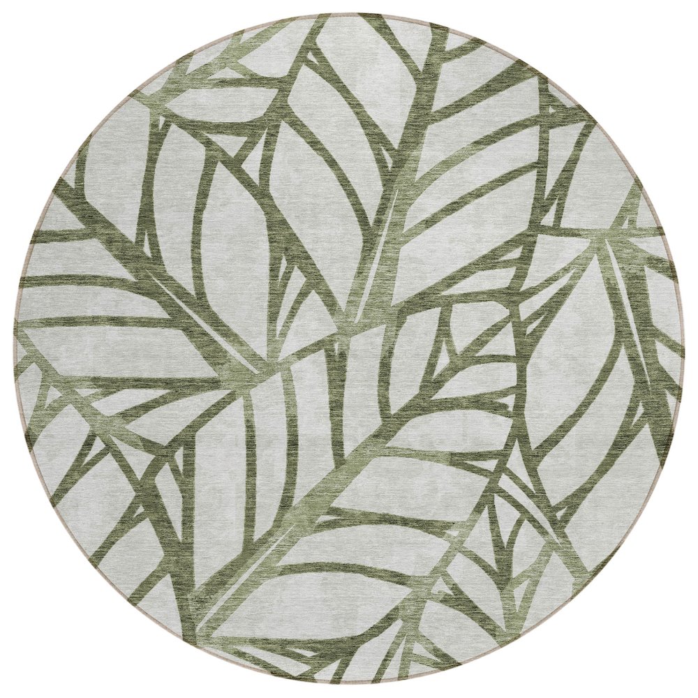 Chantille ACN741 Green 8' x 8' Rug. Picture 1