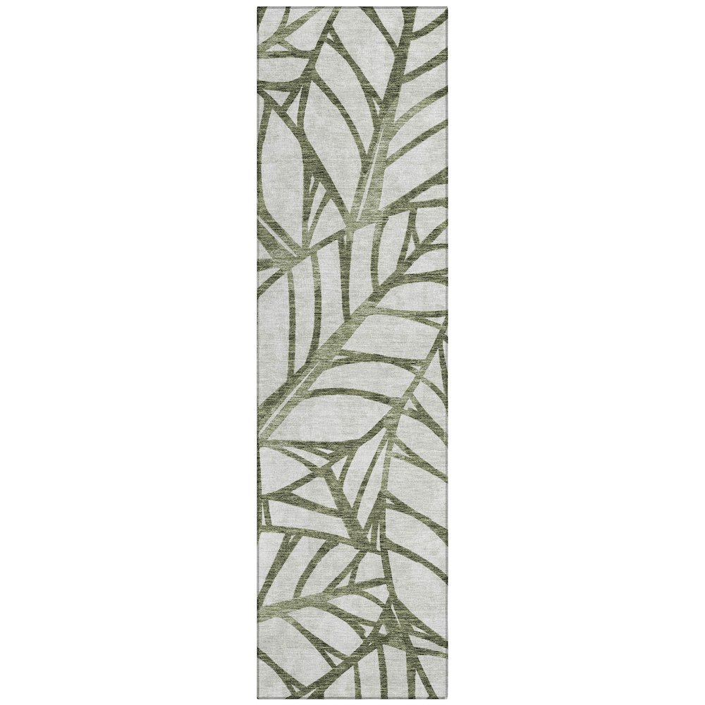 Chantille ACN741 Green 2'3" x 7'6" Rug. Picture 1