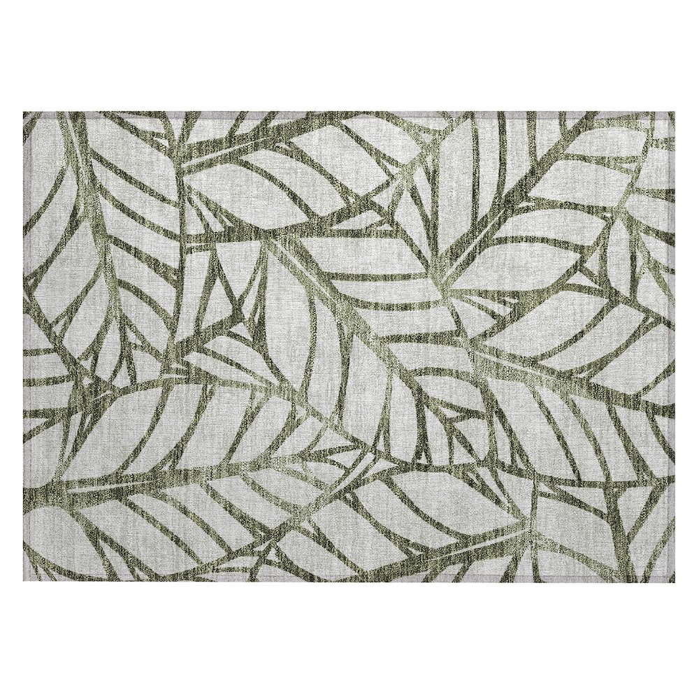 Chantille ACN741 Green 1'8" x 2'6" Rug. Picture 1