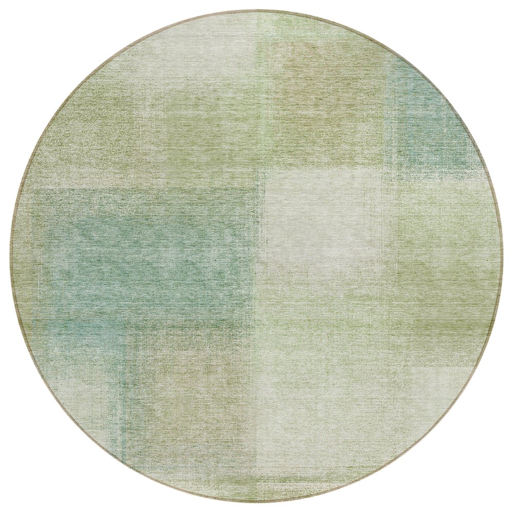 Chantille ACN742 Green 8' x 8' Rug. Picture 1