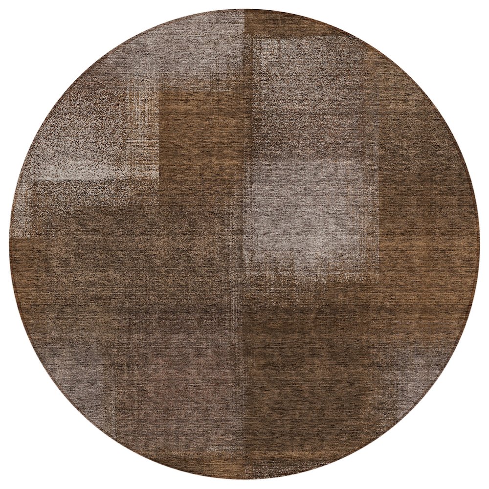 Chantille ACN742 Brown 8' x 8' Rug. Picture 1